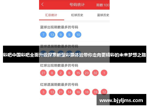 彩吧中国彩吧全面升级探索新型彩票体验带你走向更精彩的未来梦想之路